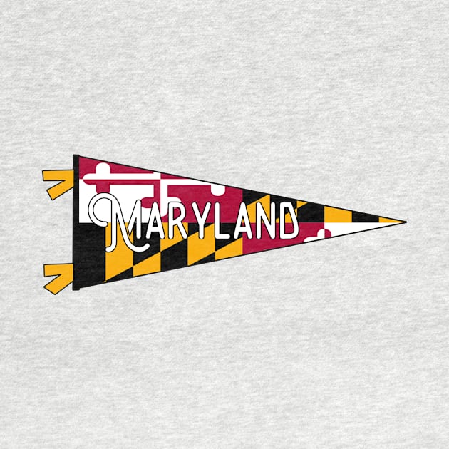 Maryland Flag Pennant by zsonn